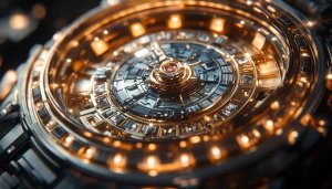 Luxury Watch Wallpaper: Golden Timepiece, Designer Watch, 4K Wallpaper