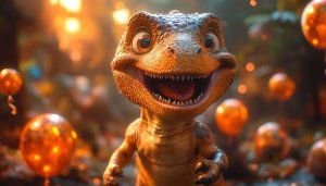 Cute Dinosaur Wallpaper: Cartoon Dino Art for Desktop and Mobile