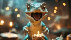 Baby Dinosaur Wallpaper, Cute Animal Wallpaper, 4k wallpaper, Aesthetic Wallpaper