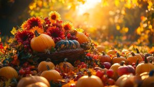 Autumn Pumpkin Wallpaper for Desktop, Laptop Background in 4K