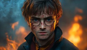 Harry Potter Wallpaper: Epic Battle Scene in 4K UHD