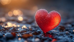 Red Heart Wallpaper: Love, Valentine's Day, Desktop Background, 4K