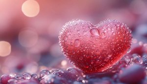 Aesthetic Heart Wallpaper 4k for Desktop, Mobile - Valentine's Theme