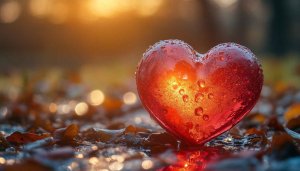 Romantic Heart Wallpaper: Valentine's Day Theme, 4K Resolutions for Desktop