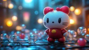 Cute Hello Kitty Wallpaper for Desktop, Laptop & Phone in 4k