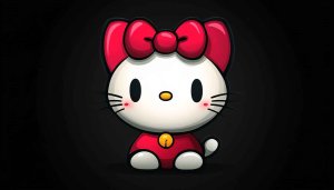 Hello Kitty Wallpaper: Cute Cartoon, Desktop Background, Character Art