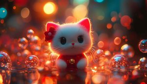 Hello Kitty Wallpaper: Cute Cat Wallpaper, 4K, Desktop Backgrounds