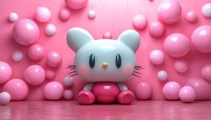 Cute Hello Kitty Wallpaper Pink Aesthetic for Desktop & Mobile