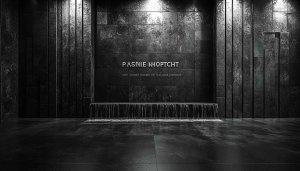 Dark Abstract Architecture Wallpaper, Black Texture Design Background