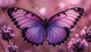 Aesthetic Butterfly Wallpaper: Purple Butterfly HD, 4K, Desktop Wallpaper