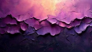 Purple Oil Painting Wallpaper: Abstract Art 4K Wallpaper for Desktop