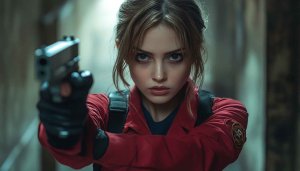 Resident Evil Claire Redfield Girl Wallpaper, Video Game Wallpaper, 4k