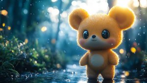 Cute Cartoon Animal Wallpaper 4K, Desktop Backgrounds for Kids