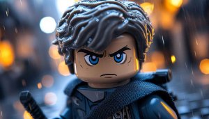 Lego Ninjago Wallpaper: Ninja Toy Figure for Desktop Backgrounds