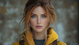 Beautiful Girl Face Wallpaper, Portrait Wallpaper, 4k Wallpaper, Desktop Wallpaper
