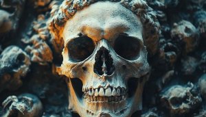 Skull Wallpaper, Horror Theme, Gothic Wallpaper, Halloween, Scary Wallpaper