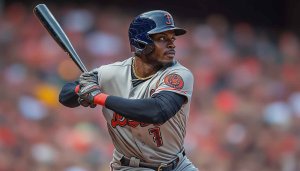 Baseball Wallpaper: Professional Player Hitting Ball - Sports Wallpaper