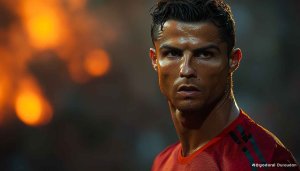 Cristiano Ronaldo Wallpaper: Football Star Portrait for Desktop & Mobile