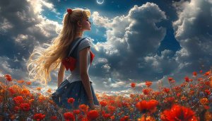 Sailor Moon Anime 4K Wallpaper for Desktop and Mobile