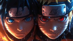 Naruto Anime Wallpaper: Sasuke and Naruto 4K Wallpaper for Desktop