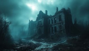 Spooky Castle Wallpaper for Desktop, Laptop, Phone Background