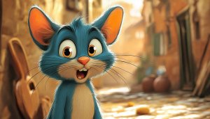 Cartoon Cat Wallpaper: Cute Animal Illustration for Desktop & Mobile