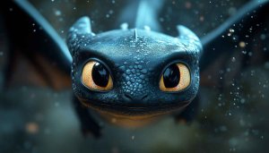Toothless Wallpaper - How to Train Your Dragon 4K Wallpaper