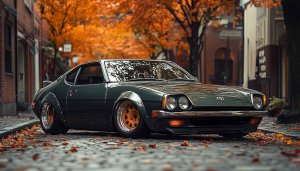 Classic Car Wallpaper, Autumn Aesthetic, Vehicle Desktop Backgrounds 4K