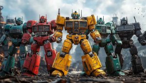 Epic Transformer Wallpaper: Optimus Prime and Autobots 4k wallpaper