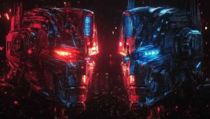 Transformers Wallpaper: Optimus Prime and Nemesis Prime 4K Wallpaper