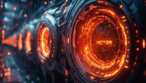 Futuristic Technology Wallpaper: Sci-Fi, Cyberpunk, Neon Lights HD