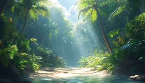 Tropical Rainforest Wallpaper: 4k Resolution, Nature, Desktop, Laptop