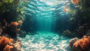 Stunning Underwater Scene Wallpaper for Desktop, Mobile, 4K