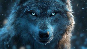 Winter Wolf Wallpaper, Animal Wallpaper, 4k Wallpaper, Desktop Background