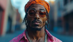 Stylish Black Man with dreads - People Wallpaper