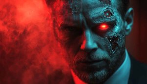 Terminator Wallpaper: Sci-Fi Robot Eye 4K HD Desktop Background