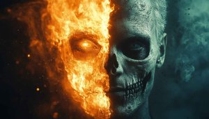 Ghost Rider Wallpaper: Fire Skull, 4k Wallpaper, Desktop Backgrounds