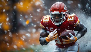 Football Wallpaper: Kansas City Chiefs Action 4k Wallpaper