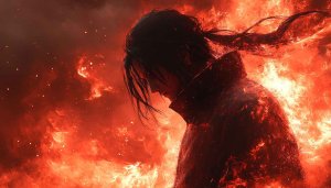 Itachi Uchiha Wallpaper - Naruto Anime 4k Fire Background