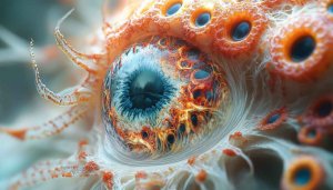 Abstract Eye Wallpaper 4K, Artistic Eye Background, Creature Eye Art