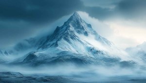 Majestic Snow Mountain Wallpaper: 4K Desktop Landscape Background Images
