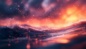Ocean Sparkles Wallpaper: Aesthetic Water, Sea Scenery for Desktop