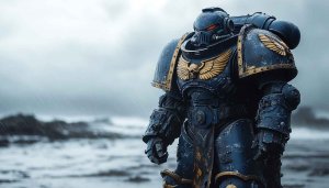 Warhammer 40k Wallpaper: Space Marine Armor in 4K Resolution