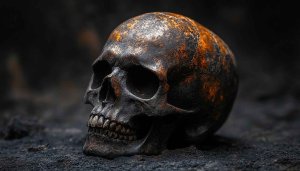 Skull Wallpaper 4K, Halloween Wallpaper, Dark Wallpaper, Death Wallpaper