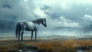 Horse Wallpaper, Animal Wallpaper, Landscape Wallpaper, Desktop Backgrounds, 4K