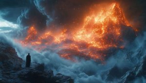Volcano Wallpaper: Eruption, Lava, Nature, Landscape, 4K Wallpaper