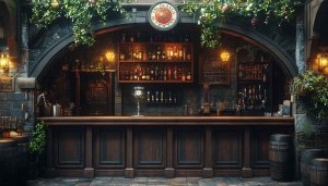 Pub Wallpaper, Bar Background, Interior Wallpaper, Tavern Wallpaper, 4k