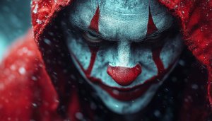 Scary Clown Wallpaper: Horror Movie, HD, 4K, Desktop, Halloween