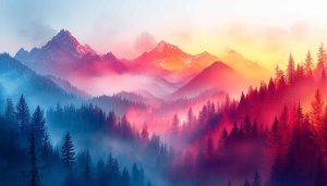 Mountain Wallpaper: Stunning 4K Nature Landscape for Desktop, Laptop