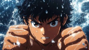 Fighting Anime Wallpaper: Intense Boxer HD Wallpaper For Phone, Desktop